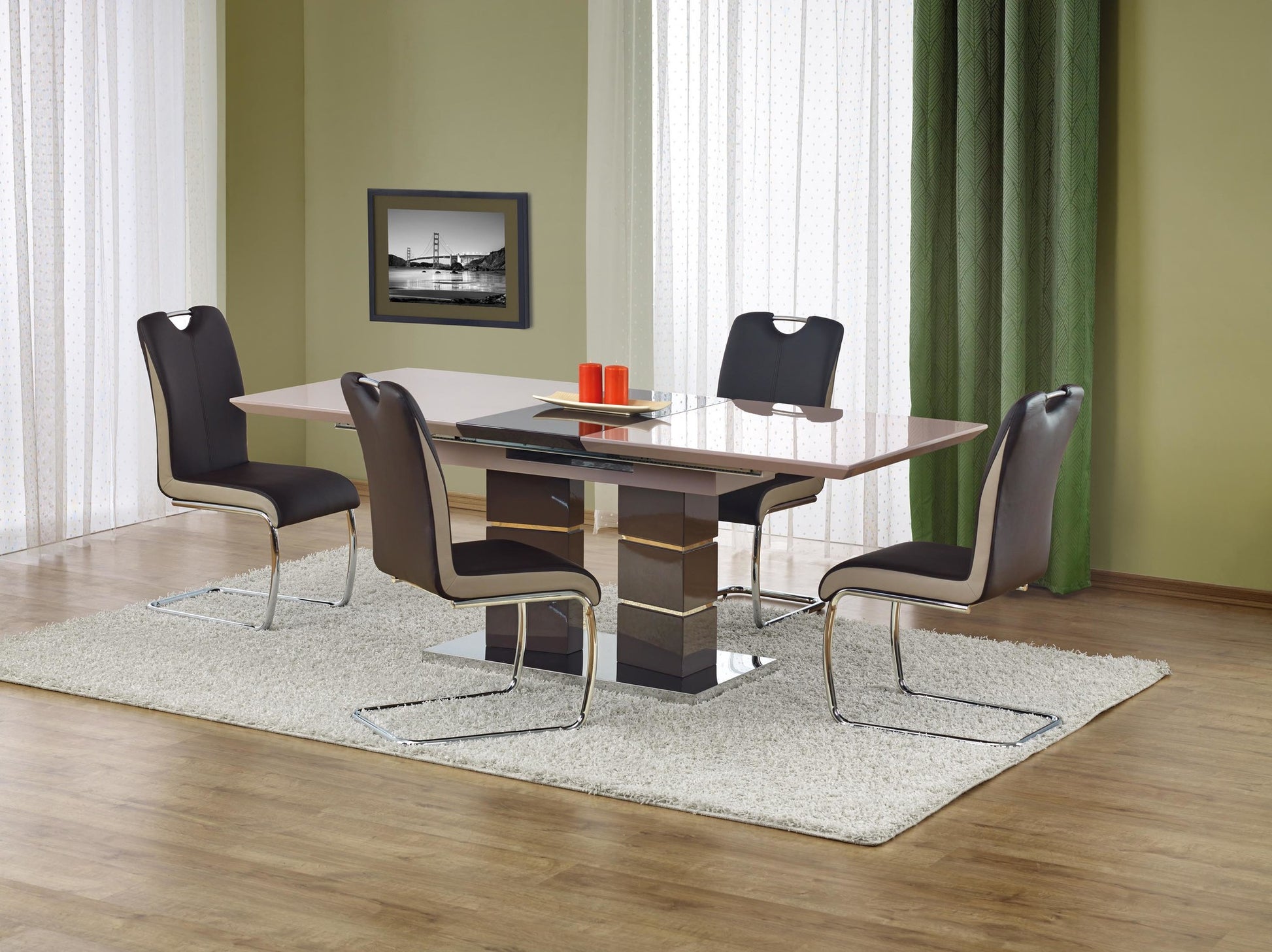Kitchen Table Cologne | size: Length: 90cm, Width: 200cm, Height: 75cm | color: Gray | image: 9 | variant: 1003219