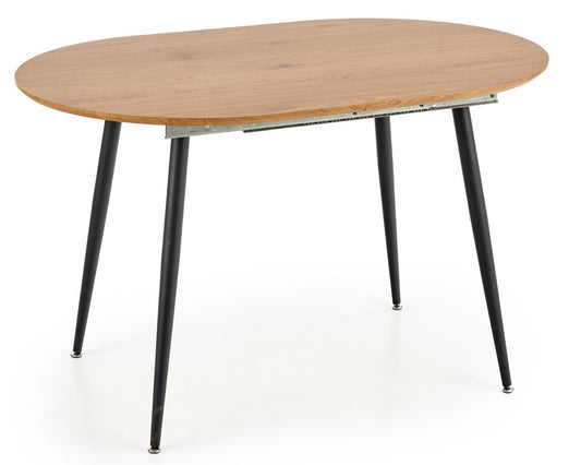 Kitchen Table Colorado | size: Length: 80cm, Width: 160cm, Height: 74cm | color: Black/Oak | image: 1 | variant: 1011229