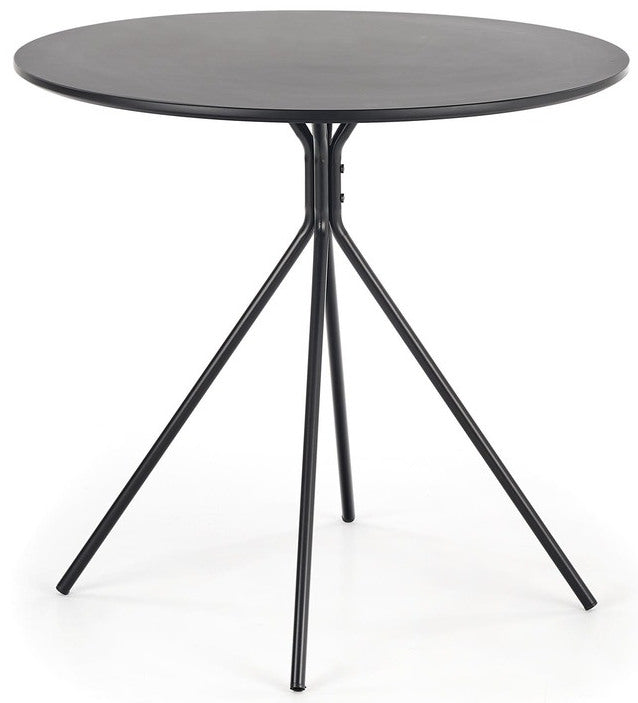 Kitchen Table Cordoba | size: Length: 80cm, Width: 80cm, Height: 75cm, Diameter: 80cm | color: Black | image: 1 | variant: 1003222