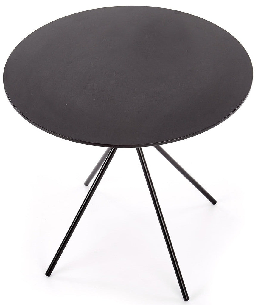 Kitchen Table Cordoba | size: Length: 80cm, Width: 80cm, Height: 75cm, Diameter: 80cm | color: Black | image: 2 | variant: 1003222