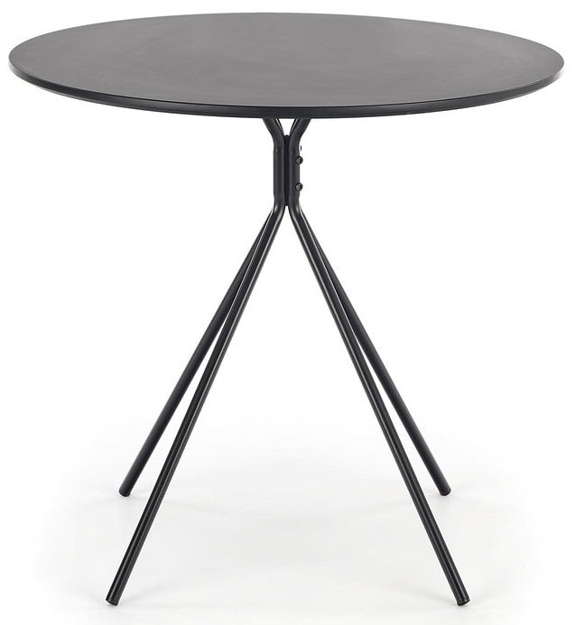 Kitchen Table Cordoba | size: Length: 80cm, Width: 80cm, Height: 75cm, Diameter: 80cm | color: Black | image: 3 | variant: 1003222