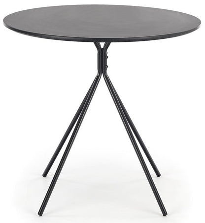 Kitchen Table Cordoba | size: Length: 80cm, Width: 80cm, Height: 75cm, Diameter: 80cm | color: Black | image: 3 | variant: 1003222