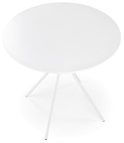 Kitchen Table Cordoba | size: Length: 80cm, Width: 80cm, Height: 75cm, Diameter: 80cm | color: White | image: 3 | variant: 1003221