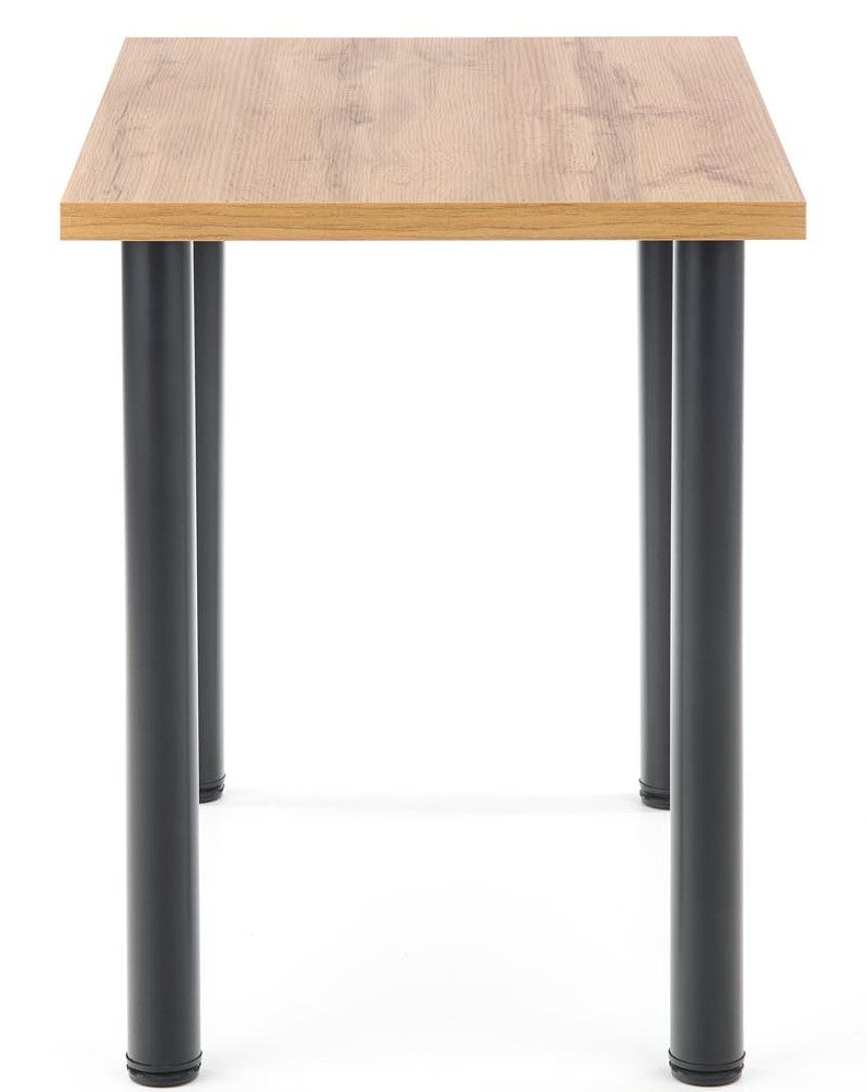 Kitchen Table Dakar | size: Length: 60cm, Width: 90cm, Height: 75cm | color: Black/Oak | image: 2 | variant: 1003225
