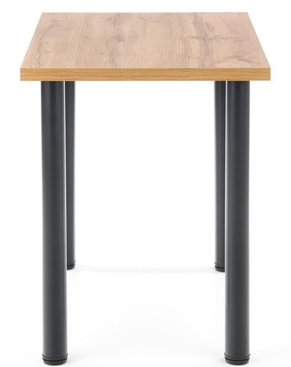 Kitchen Table Dakar | size: Length: 60cm, Width: 90cm, Height: 75cm | color: Black/Oak | image: 2 | variant: 1003225