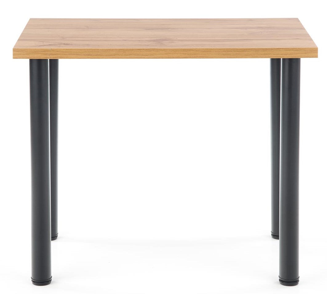 Kitchen Table Dakar | size: Length: 60cm, Width: 90cm, Height: 75cm | color: Black/Oak | image: 3 | variant: 1003225