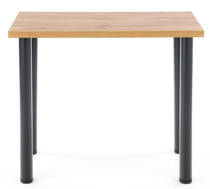 Kitchen Table Dakar | size: Length: 60cm, Width: 90cm, Height: 75cm | color: Black/Oak | image: 3 | variant: 1003225