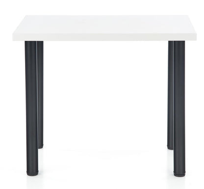 Kitchen Table Dakar | size: Length: 60cm, Width: 90cm, Height: 75cm | color: White/Black | image: 3 | variant: 1003224