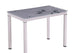 Kitchen Table Damar 1 | size: Length: 60cm, Width: 80cm, Height: 75cm | color: White | image: 1 | variant: 1006565