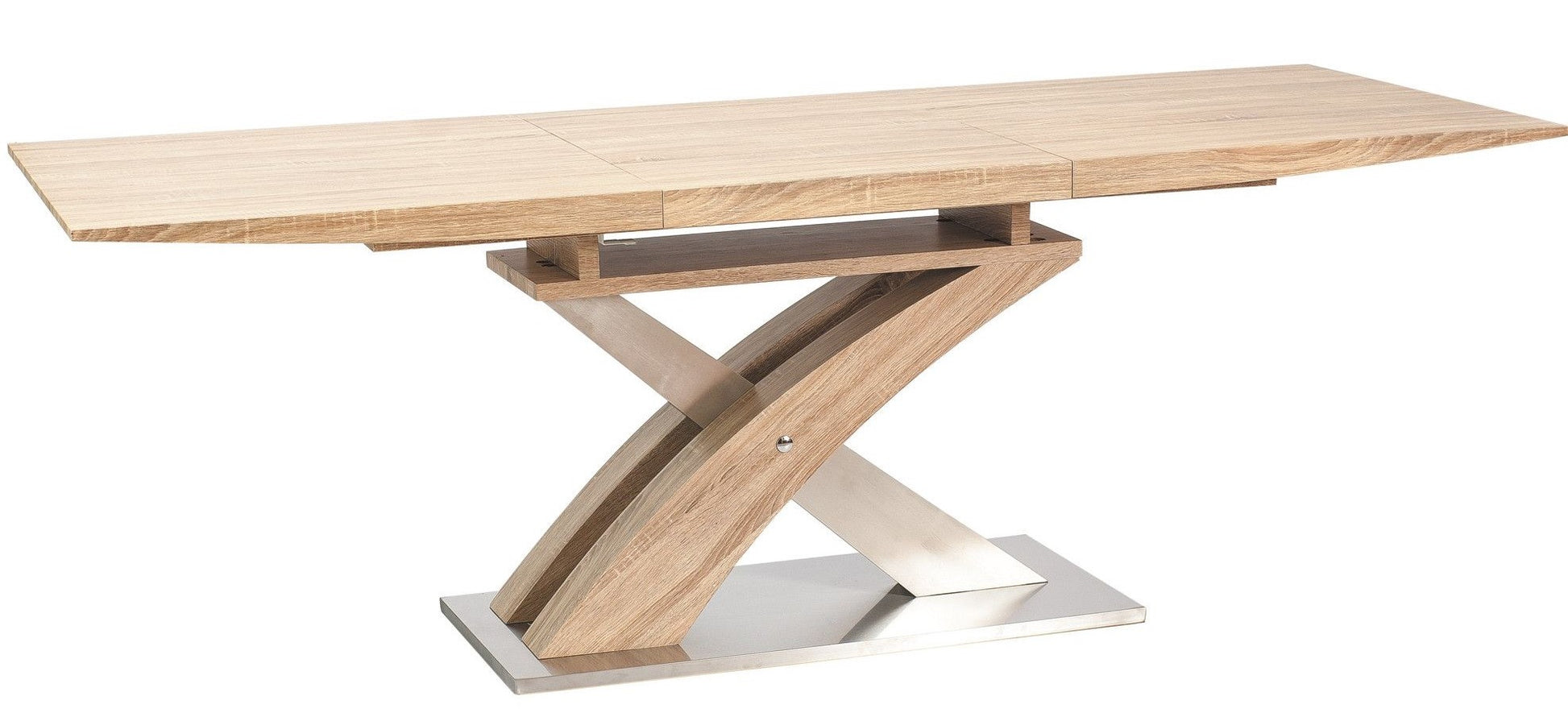 Kitchen Table Delhi | size: Length: 90cm, Width: 220cm, Height: 77cm | color: Oak | image: 1 | variant: 1003236