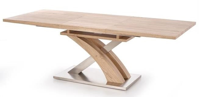 Kitchen Table Delhi | size: Length: 90cm, Width: 220cm, Height: 77cm | color: Oak | image: 7 | variant: 1003236