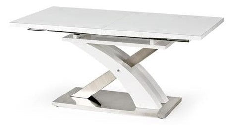 Kitchen Table Delhi | size: Length: 90cm, Width: 220cm, Height: 77cm | color: White | image: 3 | variant: 1003237