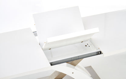 Kitchen Table Delhi | size: Length: 90cm, Width: 220cm, Height: 77cm | color: White | image: 6 | variant: 1003237