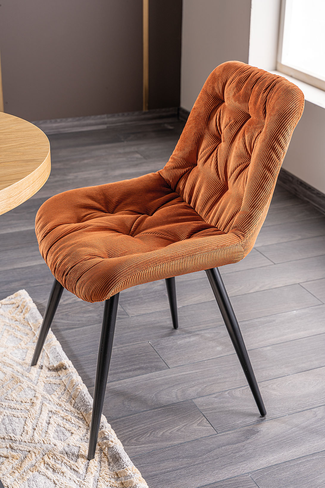 Kitchen Table Domingo II | size: Length: 80cm, Width: 272cm, Height: 76cm | color: Black/Oak | image: 3 | variant: 1012358