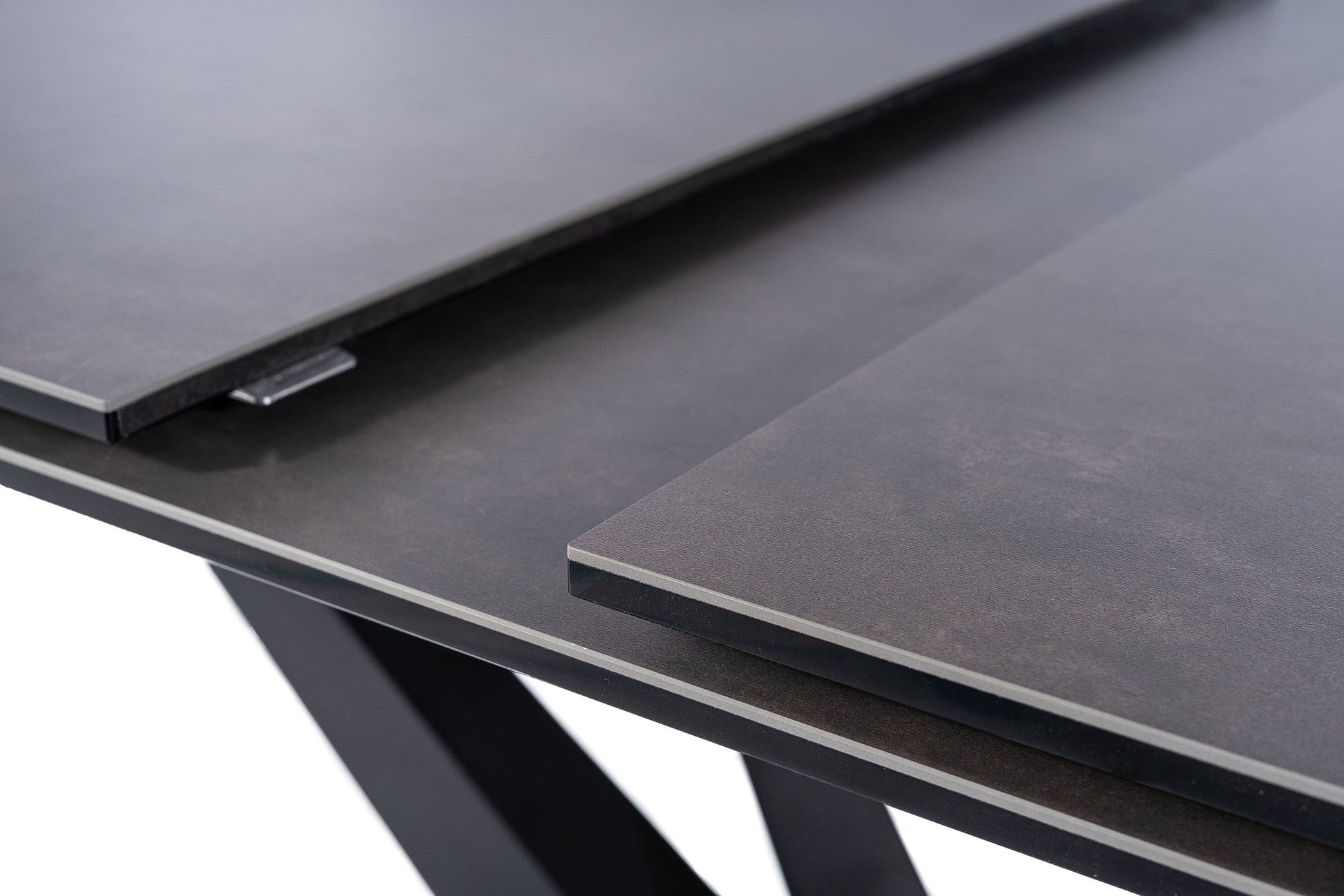 Kitchen Table East Ahmedabad | size: Length: 90cm, Width: 220cm, Height: 76cm | color: Black/Grey | image: 6 | variant: 1007904