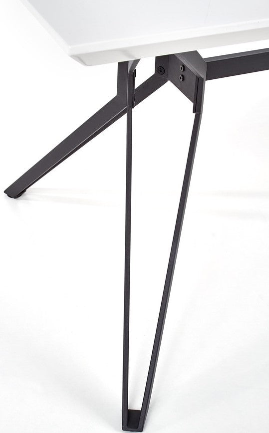 Kitchen Table East Arundel | size: Length: 90cm, Width: 160cm, Height: 76cm | color: White | image: 3 | variant: 1006832