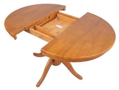 Kitchen Table East Biggleswade | size: Length: 90cm, Width: 120cm, Height: 74cm, Diameter: 90cm | color: Oak | image: 7 | variant: 1005487