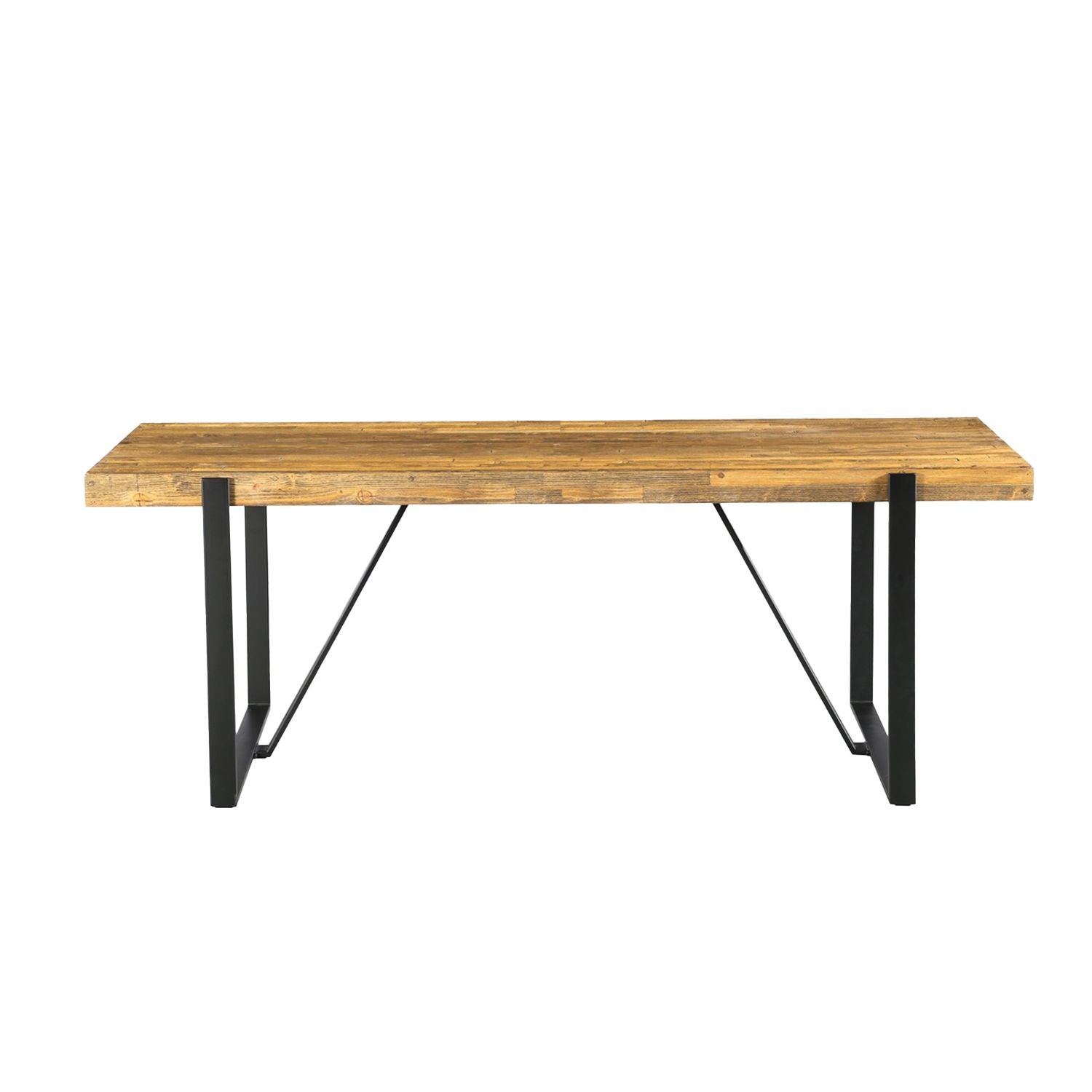 Kitchen Table East Brescia | size: Length: 88cm, Width: 180cm, Height: 76cm | color: Brown | image: 1 | variant: 1006490