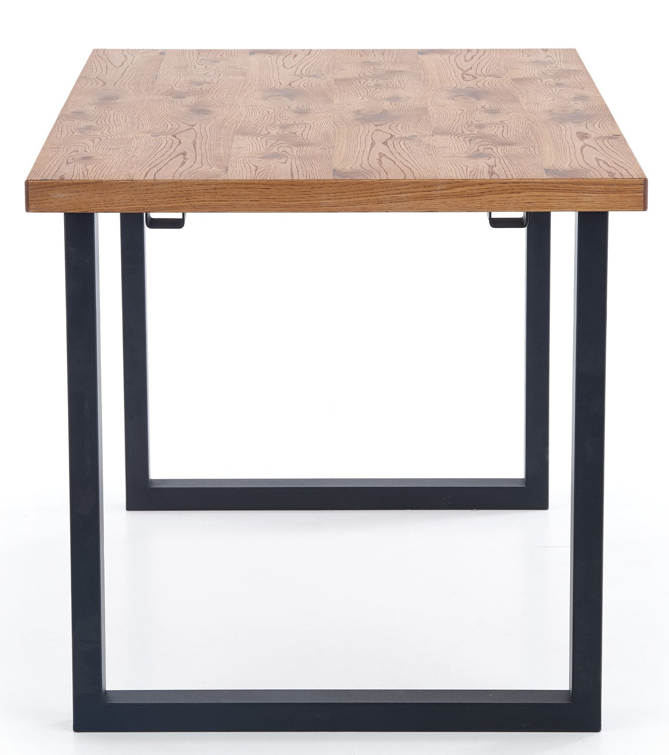 Kitchen Table East Leningrad | size: Length: 80cm, Width: 206cm, Height: 76cm | color: Black/Oak | image: 6 | variant: 1006843