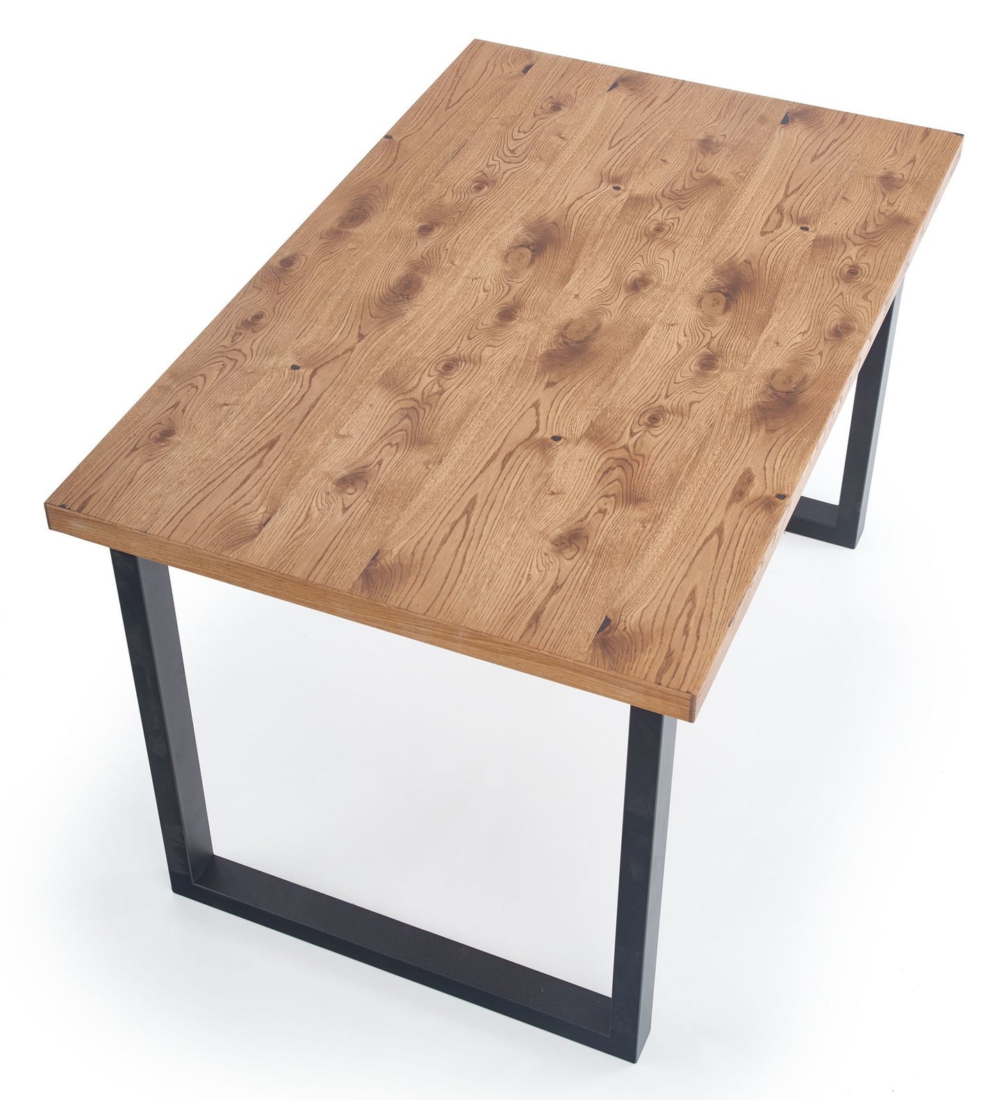 Kitchen Table East Leningrad | size: Length: 80cm, Width: 206cm, Height: 76cm | color: Black/Oak | image: 7 | variant: 1006843