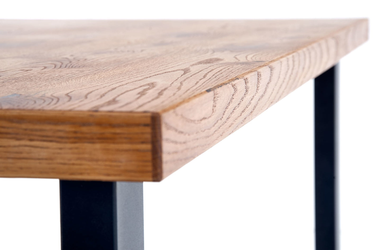 Kitchen Table East Leningrad | size: Length: 80cm, Width: 206cm, Height: 76cm | color: Black/Oak | image: 8 | variant: 1006843