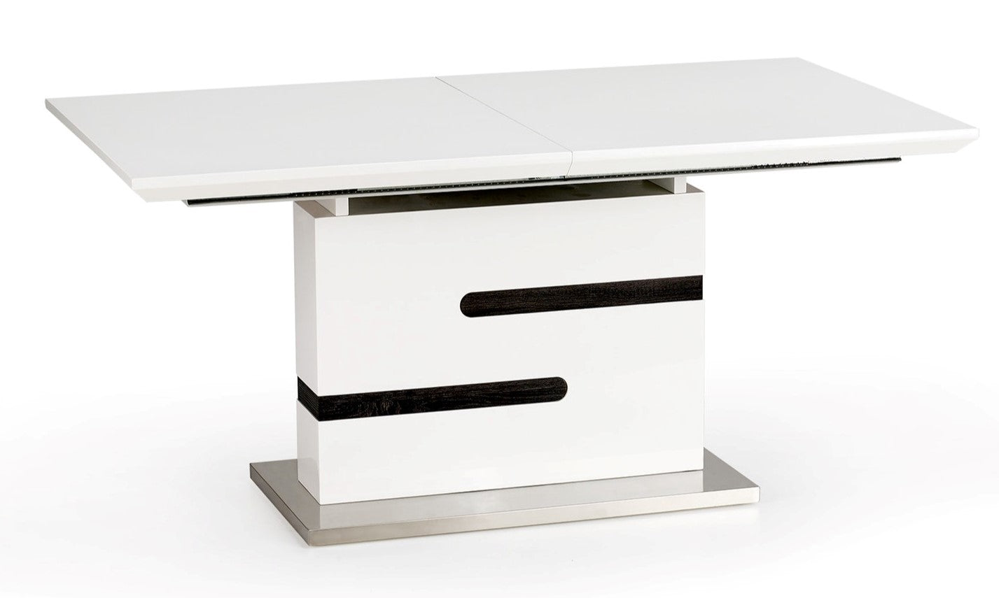 Kitchen Table East Linkoping | size: Length: 90cm, Width: 220cm, Height: 76cm | color: White/Grey | image: 1 | variant: 1006852