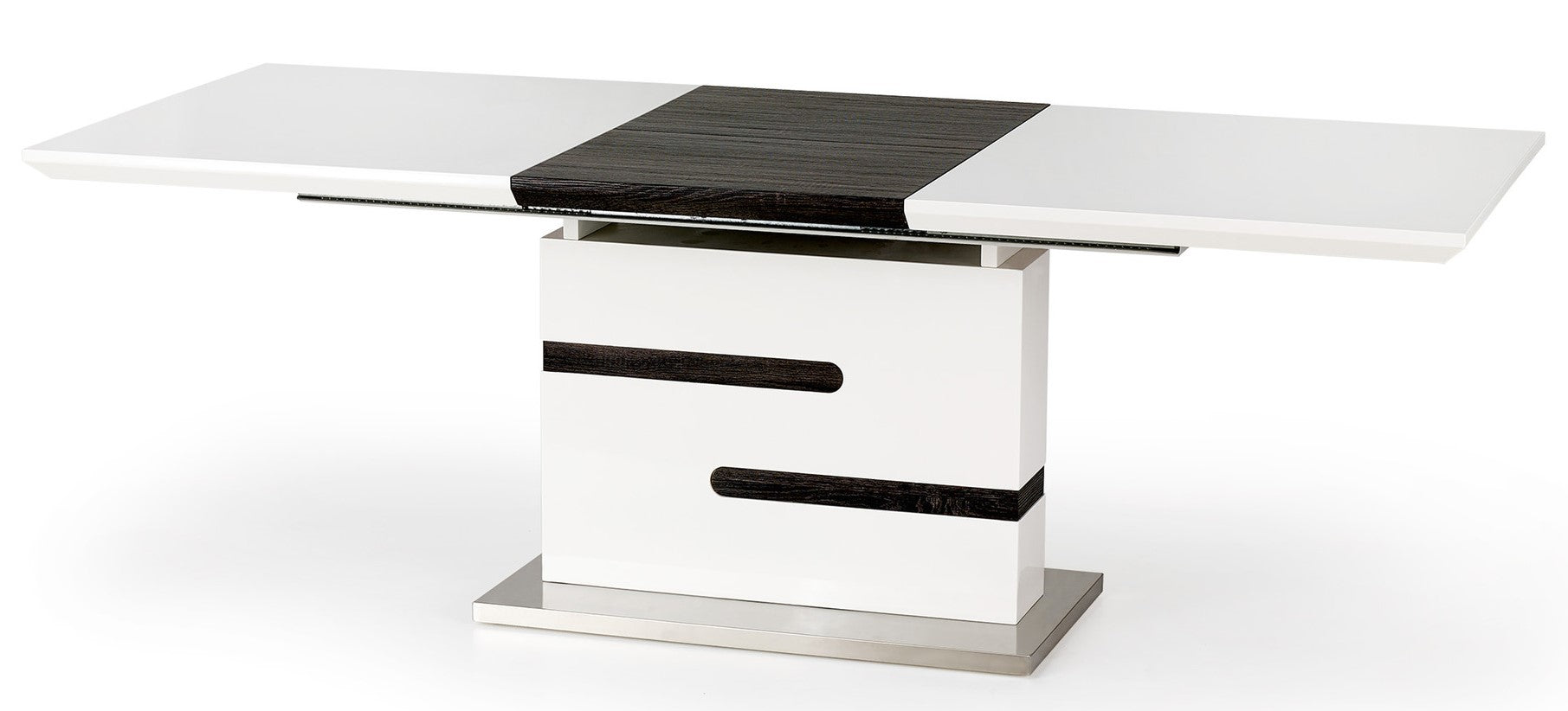 Kitchen Table East Linkoping | size: Length: 90cm, Width: 220cm, Height: 76cm | color: White/Grey | image: 2 | variant: 1006852
