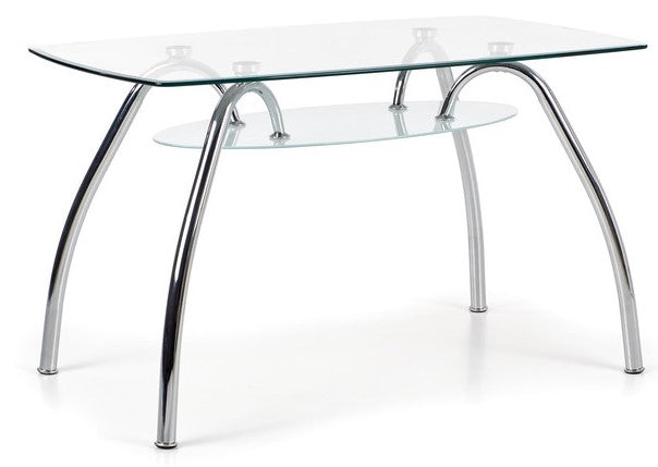 Kitchen Table East Montreal | size: Length: 72cm, Width: 125cm, Height: 75cm | color: Transparent | image: 1 | variant: 1006788