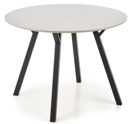 Kitchen Table East Moscow | size: Length: 100cm, Width: 100cm, Height: 74cm, Diameter: 100cm | color: Black/Grey | image: 1 | variant: 1006789