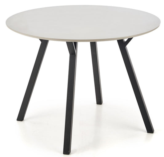 Kitchen Table East Moscow | size: Length: 100cm, Width: 100cm, Height: 74cm, Diameter: 100cm | color: Black/Grey | image: 1 | variant: 1006789