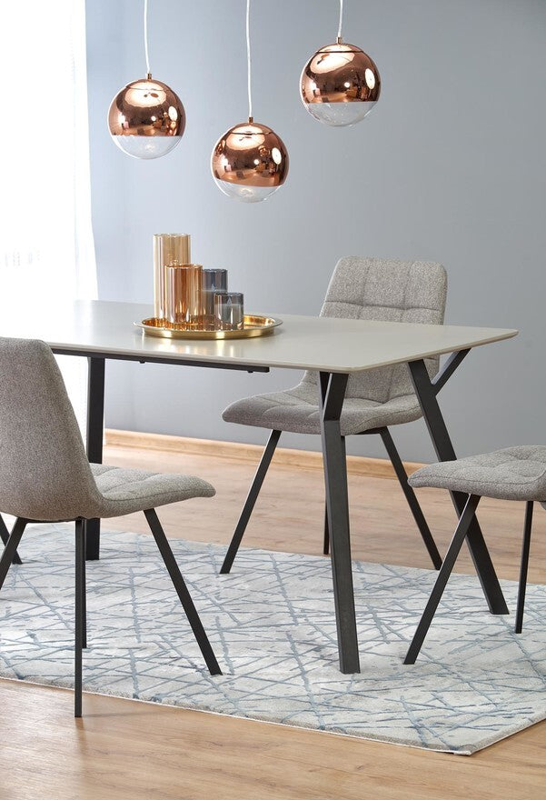 Kitchen Table East Moscow | size: Length: 80cm, Width: 140cm, Height: 74cm | color: White | image: 4 | variant: 1006800