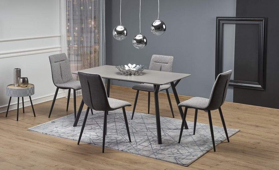 Kitchen Table East Moscow | size: Length: 80cm, Width: 140cm, Height: 74cm | color: White | image: 5 | variant: 1006800