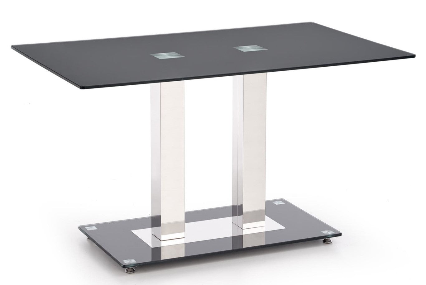 Kitchen Table East Munich | size: Length: 80cm, Width: 130cm, Height: 74cm | color: Black | image: 1 | variant: 1006793