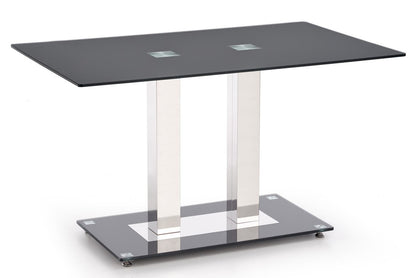 Kitchen Table East Munich | size: Length: 80cm, Width: 130cm, Height: 74cm | color: Black | image: 1 | variant: 1006793