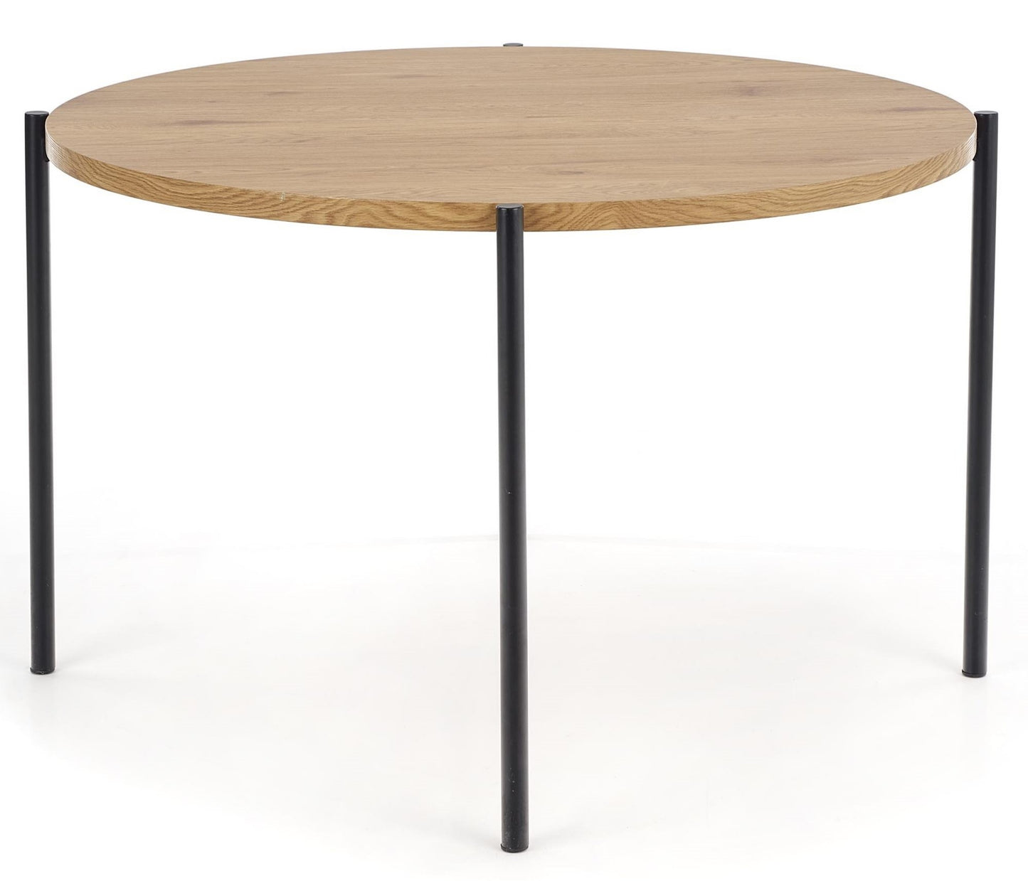 Kitchen Table East Nairobi | size: Length: 120cm, Width: 120cm, Height: 76cm, Diameter: 120cm | color: Black/Oak | image: 5 | variant: 1006794