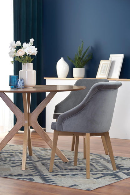 Kitchen Table East New York | size: Length: 120cm, Width: 120cm, Height: 77cm, Diameter: 120cm | color: Oak | image: 8 | variant: 1006798