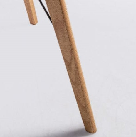 Kitchen Table East Northampton | size: Length: 80cm, Width: 120cm, Height: 75cm | color: White/Oak | image: 3 | variant: 1005072