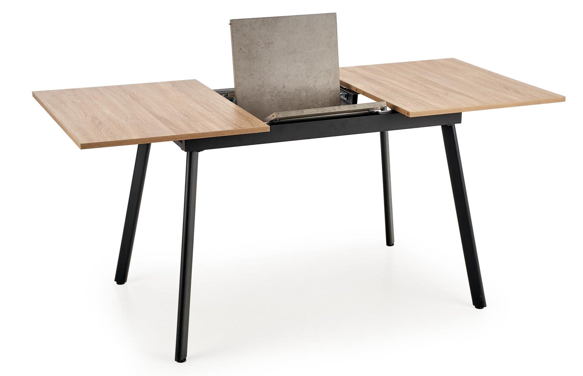 Kitchen Table East Ottawa | size: Length: 80cm, Width: 160cm, Height: 76cm | color: Oak/Grey | image: 3 | variant: 1006801
