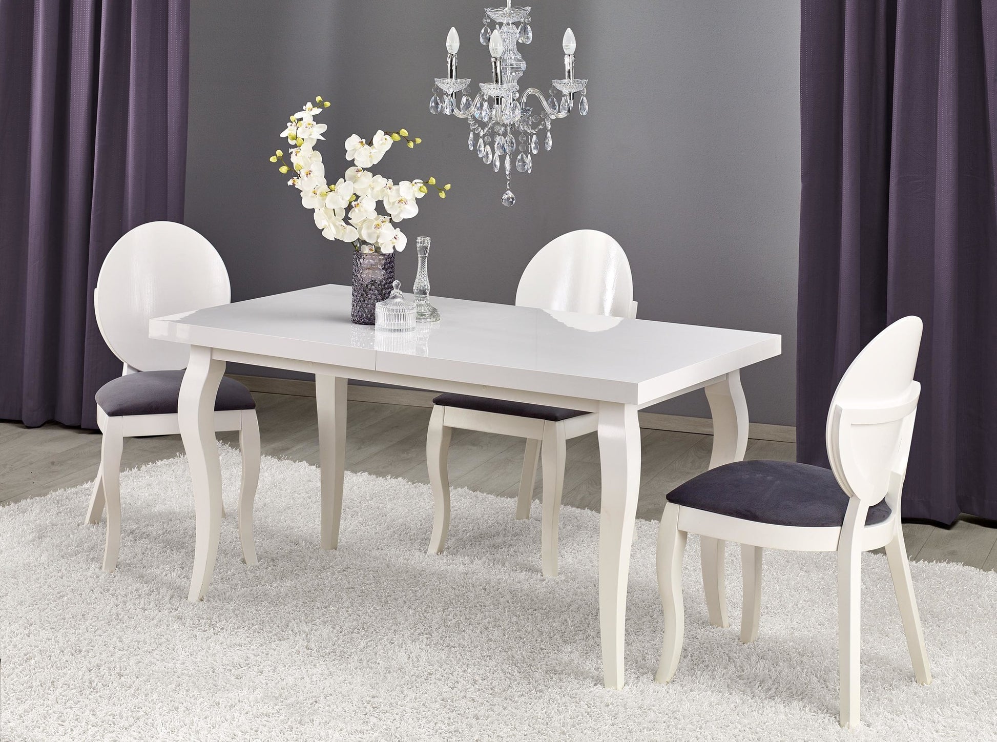 Kitchen Table East Phnom Penh | size: Length: 80cm, Width: 180cm, Height: 75cm | color: White | image: 3 | variant: 1006838