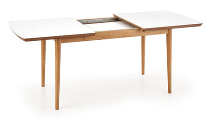 Kitchen Table East Phoenix | size: Length: 80cm, Width: 185cm, Height: 75cm | color: White/Oak | image: 1 | variant: 1006804