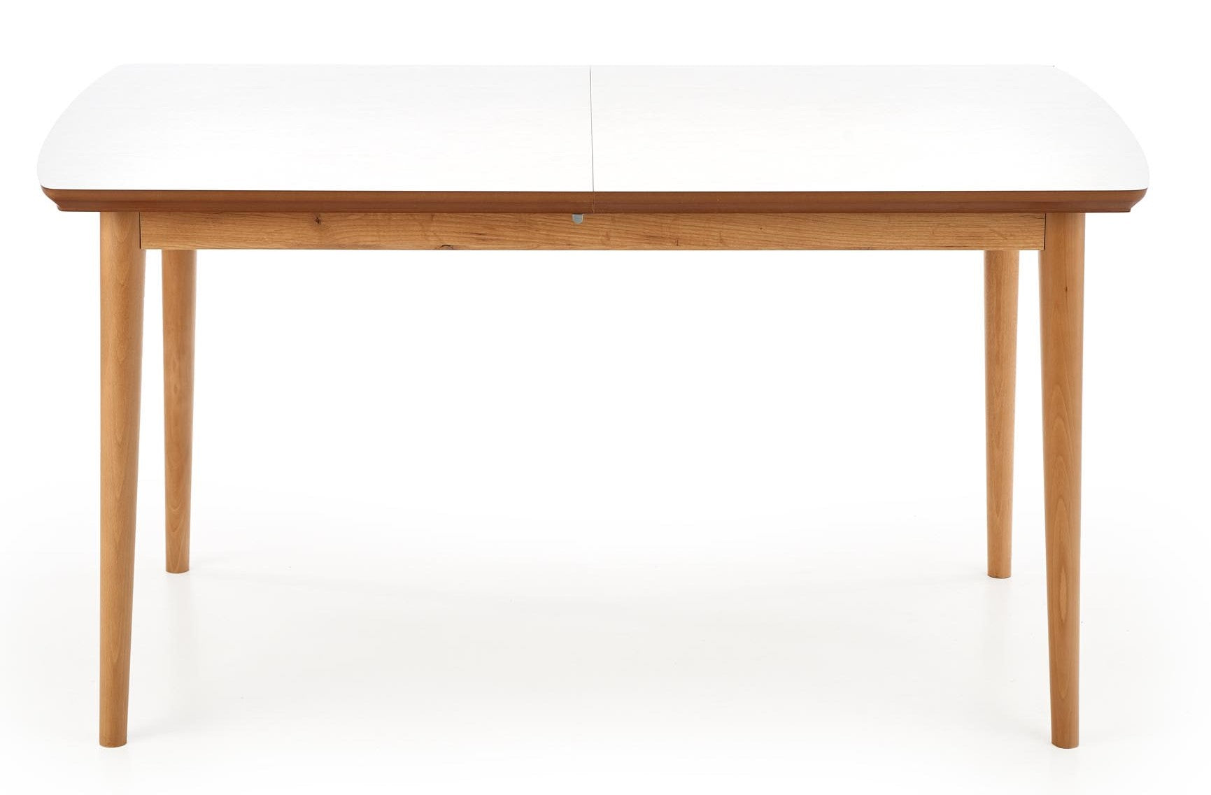 Kitchen Table East Phoenix | size: Length: 80cm, Width: 185cm, Height: 75cm | color: White/Oak | image: 2 | variant: 1006804