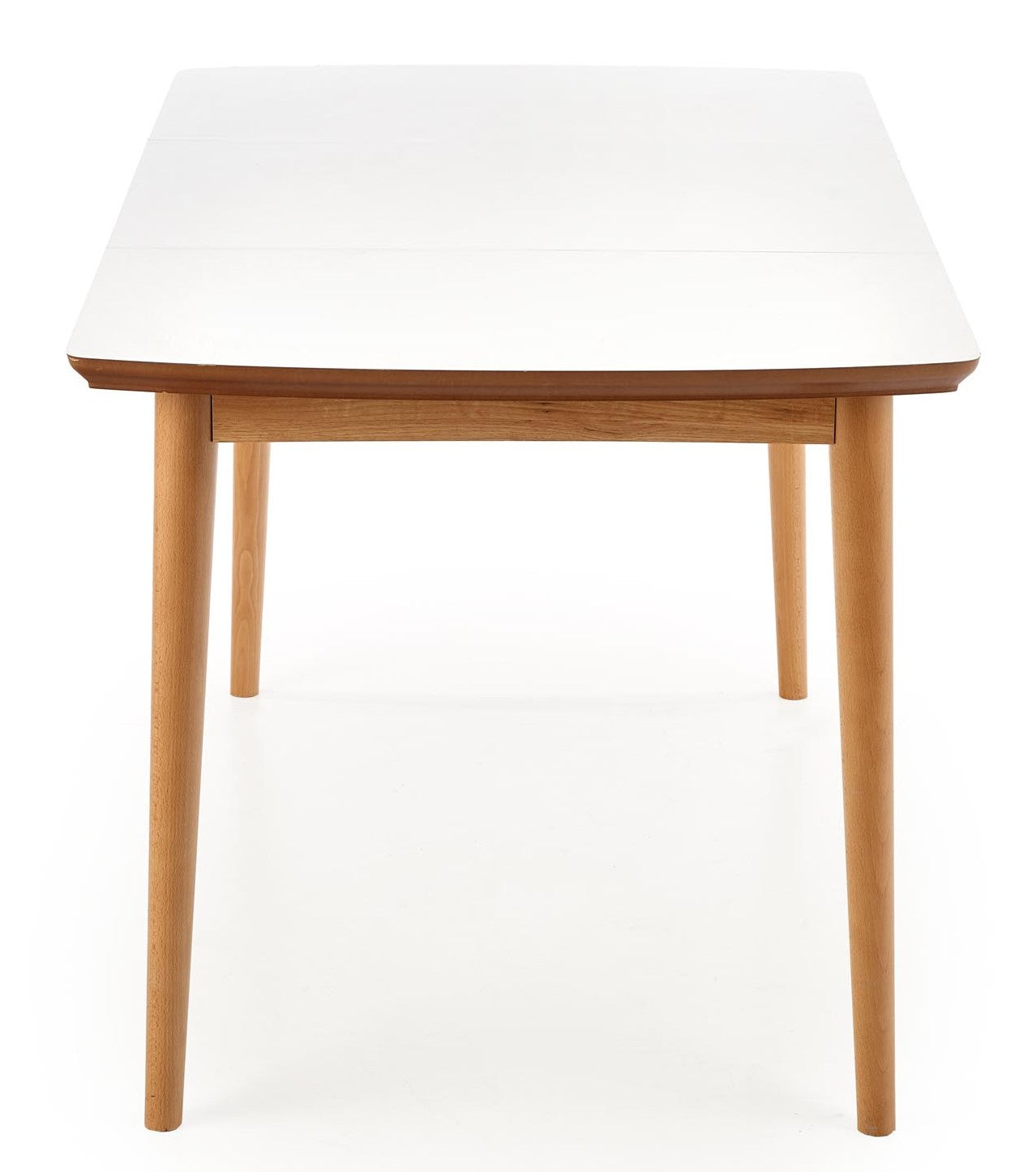 Kitchen Table East Phoenix | size: Length: 80cm, Width: 185cm, Height: 75cm | color: White/Oak | image: 5 | variant: 1006804