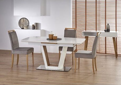 Kitchen Table East Pune | size: Length: 90cm, Width: 200cm, Height: 76cm | color: White | image: 5 | variant: 1006872