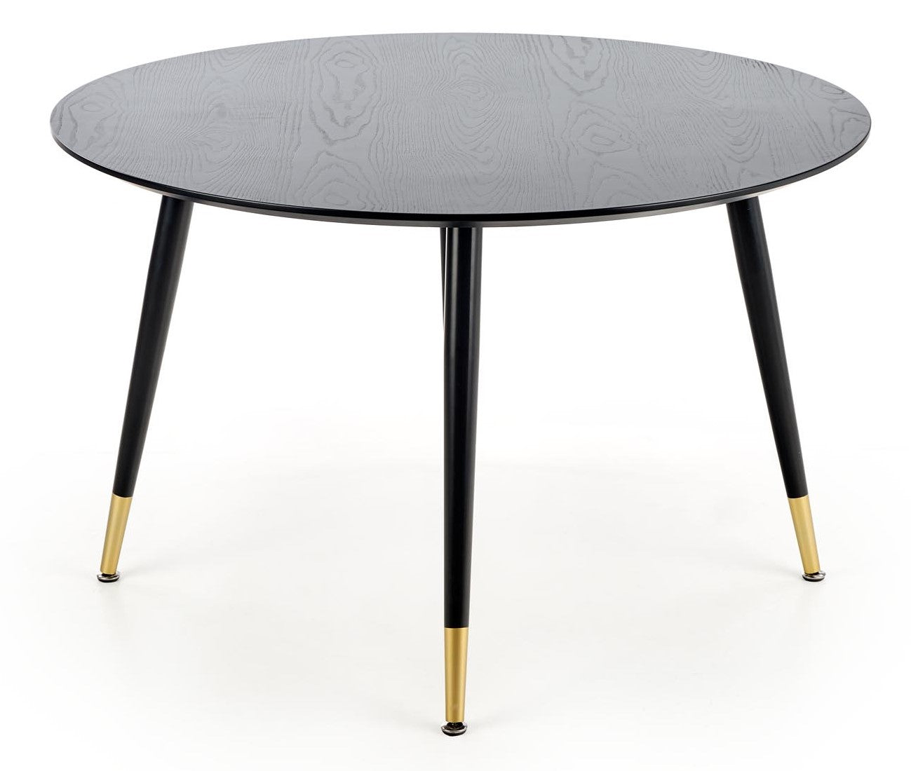 Kitchen Table East Quito | size: Length: 120cm, Width: 120cm, Height: 75cm, Diameter: 120cm | color: Black/Gold | image: 4 | variant: 1006808