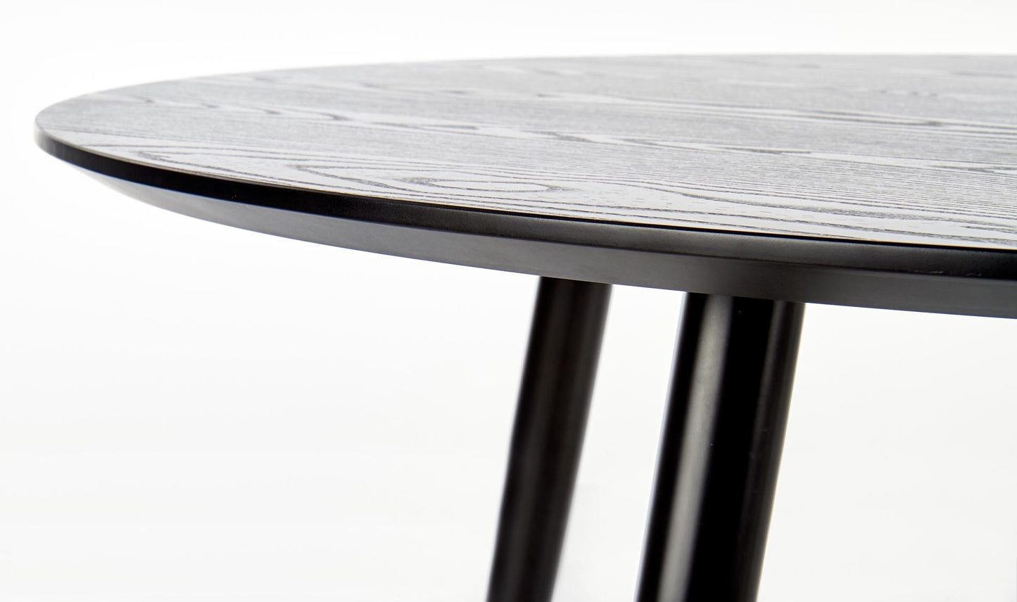 Kitchen Table East Quito | size: Length: 120cm, Width: 120cm, Height: 75cm, Diameter: 120cm | color: Black/Gold | image: 5 | variant: 1006808