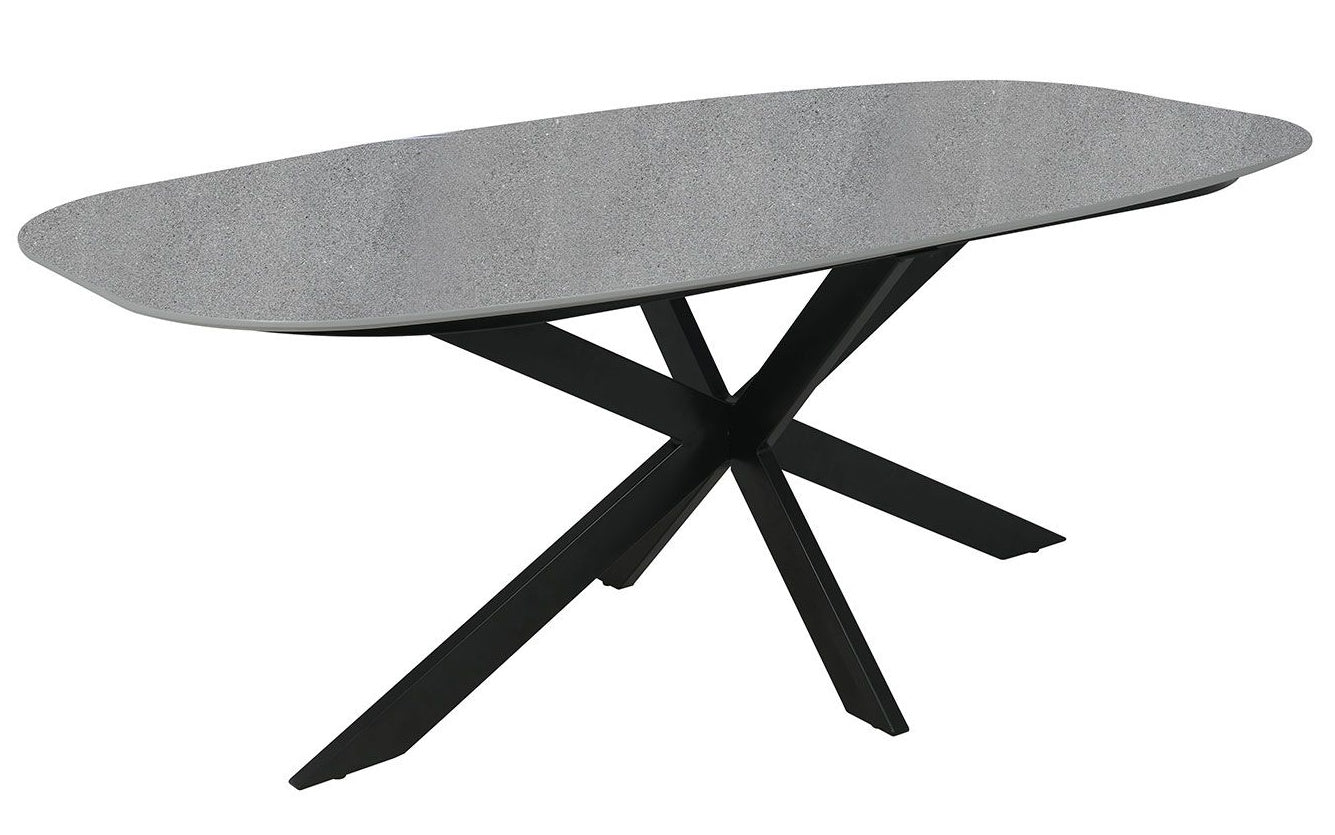 Kitchen Table East Reggio Emilia | size: Length: 100cm, Width: 200cm, Height: 76cm | color: Gray | image: 0 | variant: 1006487