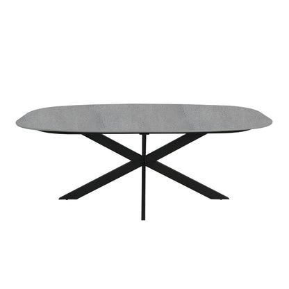 Kitchen Table East Reggio Emilia | size: Length: 100cm, Width: 200cm, Height: 76cm | color: Gray | image: 1 | variant: 1006487