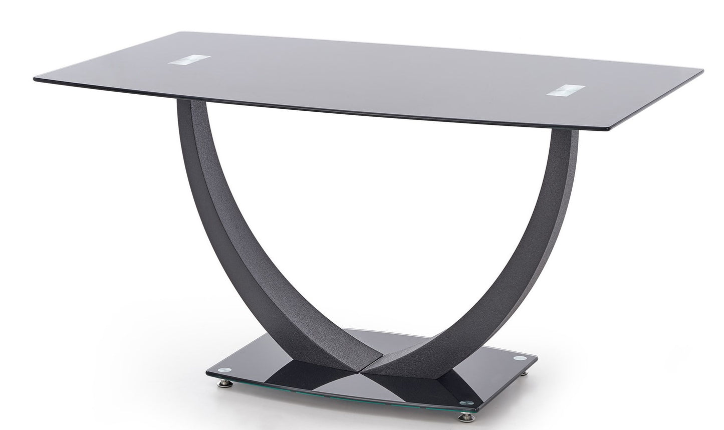 Kitchen Table East Rio de Janeiro | size: Length: 80cm, Width: 140cm, Height: 75cm | color: Black | image: 4 | variant: 1006810