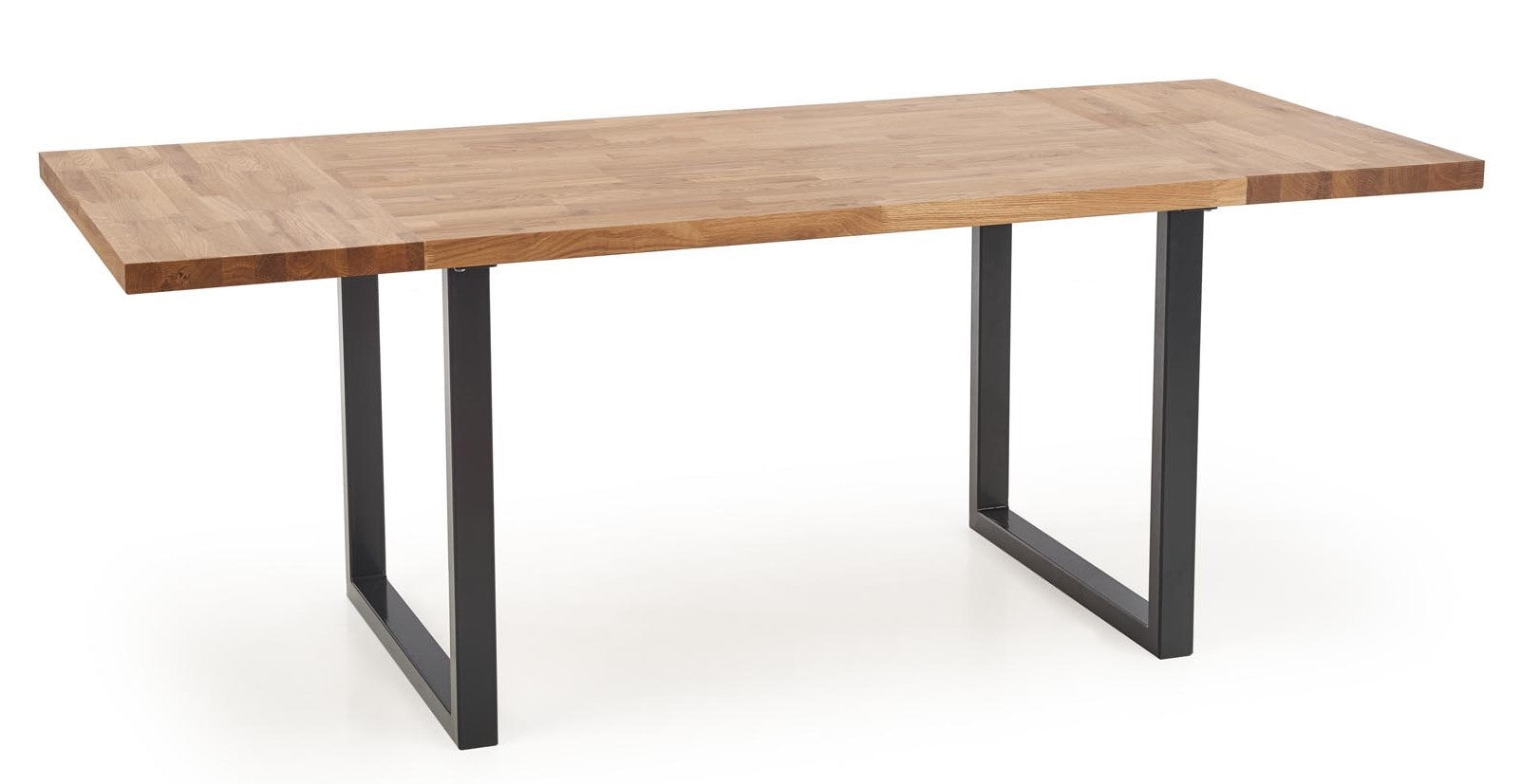 Kitchen Table East Sao Paulo | size: Length: 78cm, Width: 120cm, Height: 76cm | color: Black/Oak | image: 4 | variant: 1006836