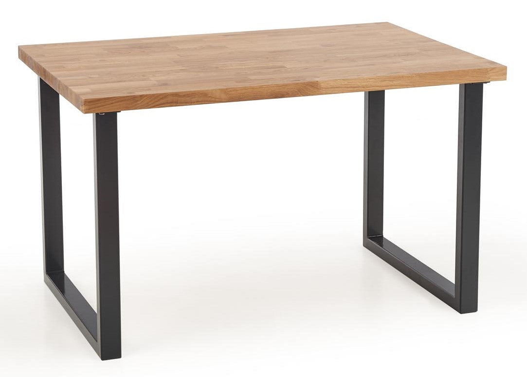 Kitchen Table East Sao Paulo | size: Length: 78cm, Width: 120cm, Height: 76cm | color: Black/Oak | image: 5 | variant: 1006836
